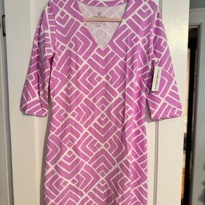 MAHI GOLD cotton long sleeve dress. Size large.